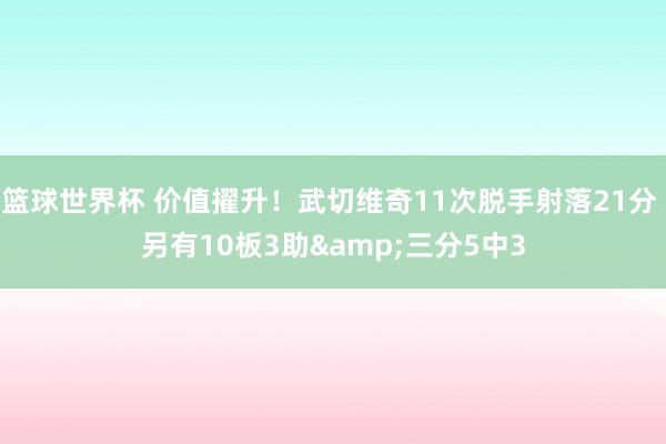 篮球世界杯 价值擢升！武切维奇11次脱手射落21分 另有10板3助&三分5中3