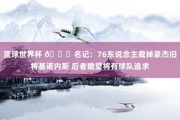 篮球世界杯 👀名记：76东说念主裁掉豪杰旧将基诺内斯 后者瞻望将有球队追求